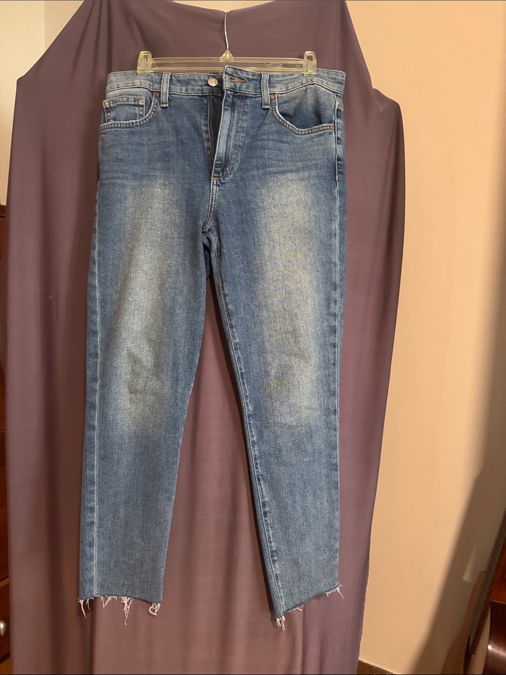 Joe's Jeans Women's Light Blue Skinny Jeans with Raw Hem